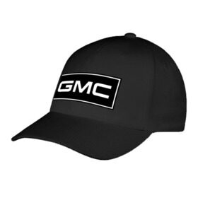 Бейсболка с принтом GMC logo в Санкт-Петербурге, 100% хлопок | классический козырек, металлическая застежка-регулятор размера | gmc | дженерал моторс | логотип | машина