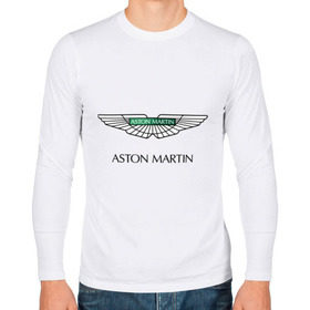 Мужской лонгслив хлопок с принтом Aston Martin logo в Санкт-Петербурге, 100% хлопок |  | aston martin | автобренды | автолюбителям | астин мартин | астон мартин | бренд | для автовладельцев | для автолюбителей | логотип