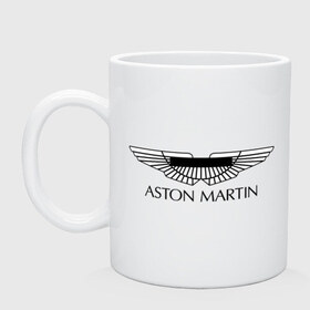 Кружка с принтом Logo Aston Martin в Санкт-Петербурге, керамика | объем — 330 мл, диаметр — 80 мм. Принт наносится на бока кружки, можно сделать два разных изображения | aston martin | автобренды | автолюбителям | астин мартин | астон мартин | бренд | для автовладельцев | для автолюбителей | логотип