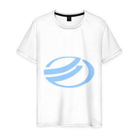 Мужская футболка хлопок с принтом ЗАЗ лого в Санкт-Петербурге, 100% хлопок | прямой крой, круглый вырез горловины, длина до линии бедер, слегка спущенное плечо. | автобренды | автолюбителям | бренд | для автовладельцев | для автолюбителей | заз | логотип