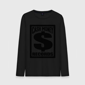 Мужской лонгслив хлопок с принтом Cash money records в Санкт-Петербурге, 100% хлопок |  | dollar | swag | swag style | доллар | одежда сваг | сваг | сваг стиль | свег | свог | свэг