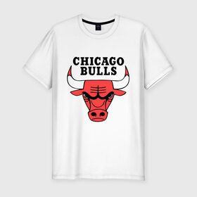 Мужская футболка премиум с принтом Chicago bulls logo в Санкт-Петербурге, 92% хлопок, 8% лайкра | приталенный силуэт, круглый вырез ворота, длина до линии бедра, короткий рукав | chicago bulls | newtop | swag | swag style | toplanding | одежда сваг | сваг | сваг стиль | свег | свог | свэг | чикаго булз