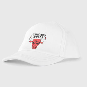 Детская бейсболка с принтом Chicago bulls logo в Санкт-Петербурге, 100% хлопок | классический козырек, металлическая застежка-регулятор размера | Тематика изображения на принте: chicago bulls | newtop | swag | swag style | toplanding | одежда сваг | сваг | сваг стиль | свег | свог | свэг | чикаго булз