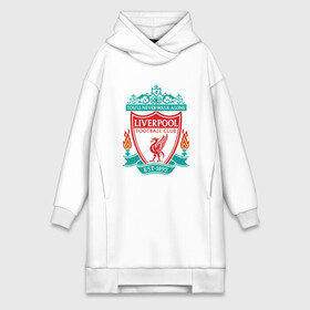 Платье-худи хлопок с принтом Liverpool logo в Санкт-Петербурге,  |  | ливерпуль