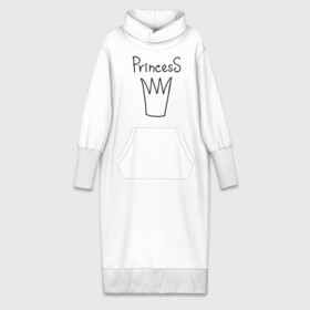 Платье удлиненное хлопок с принтом PrincesS picture в Санкт-Петербурге,  |  | princess | девушкам | для девушек | корона | подарок девушке