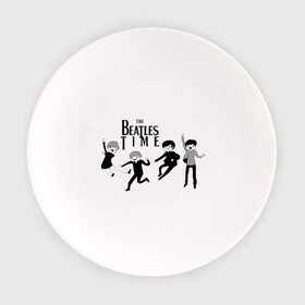 Тарелка с принтом The Beatles time в Санкт-Петербурге, фарфор | диаметр - 210 мм
диаметр для нанесения принта - 120 мм | beatles | битлз | битлс | время битлов
