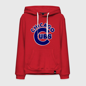 Мужская толстовка хлопок с принтом Chicago Cubs logotype в Санкт-Петербурге, френч-терри, мягкий теплый начес внутри (100% хлопок) | карман-кенгуру, эластичные манжеты и нижняя кромка, капюшон с подкладом и шнурком | baseball | chicago cubs bear | бейсбол | спорт | чикаго