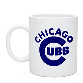 Кружка с принтом Chicago Cubs logotype в Санкт-Петербурге, керамика | объем — 330 мл, диаметр — 80 мм. Принт наносится на бока кружки, можно сделать два разных изображения | baseball | chicago cubs bear | бейсбол | спорт | чикаго
