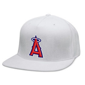 Кепка снепбек с прямым козырьком с принтом Los Angeles Angels of Anaheim logo в Санкт-Петербурге, хлопок 100% |  | baseball | los angeles angels of anaheim | бейсбол | спорт