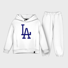 Детский костюм хлопок Oversize с принтом Los Angeles Dodgers logo в Санкт-Петербурге,  |  | Тематика изображения на принте: baseball | la | los angeles dodgers | бейсбол | лос анджелес доджерс | спорт