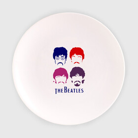 Тарелка 3D с принтом The Beatles faces в Санкт-Петербурге, фарфор | диаметр - 210 мм
диаметр для нанесения принта - 120 мм | beatles | the beatles | the beatles faces | бителс