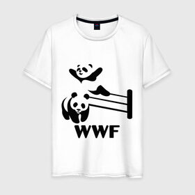 Мужская футболка хлопок с принтом wwf Wrestling Challenge в Санкт-Петербурге, 100% хлопок | прямой крой, круглый вырез горловины, длина до линии бедер, слегка спущенное плечо. | wrestling challenge | wwf | wwf wrestling challenge