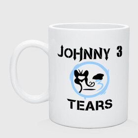 Кружка с принтом Johnny 3 Tears (HU) в Санкт-Петербурге, керамика | объем — 330 мл, диаметр — 80 мм. Принт наносится на бока кружки, можно сделать два разных изображения | huhollywood undead | johnny 3 | johnny 3 tears | johnny tears | джони теарс 3