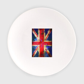 Тарелка с принтом Флаг Британии в цветах в Санкт-Петербурге, фарфор | диаметр - 210 мм
диаметр для нанесения принта - 120 мм | англия | британский флаг | великобритания | флаг великобритании
