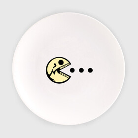 Тарелка с принтом dead pacman в Санкт-Петербурге, фарфор | диаметр - 210 мм
диаметр для нанесения принта - 120 мм | Тематика изображения на принте: игры | мертвый пакман | пакман | череп
