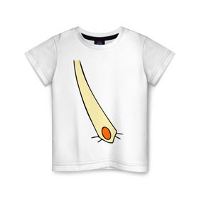 Детская футболка хлопок с принтом Карлсон c пропеллером в Санкт-Петербурге, 100% хлопок | круглый вырез горловины, полуприлегающий силуэт, длина до линии бедер | лямка | мультик | мультфильм | подтяжки | пуговица | штаны