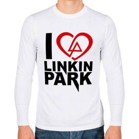 Мужской лонгслив хлопок с принтом I love linkin park (Я люблю Linkin Park) в Санкт-Петербурге, 100% хлопок |  | rock | линкин парк | музыкальная группа | рок группа | рок музыка