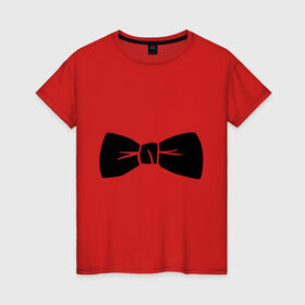 Женская футболка хлопок с принтом Галстук бабочка (PSY) в Санкт-Петербурге, 100% хлопок | прямой крой, круглый вырез горловины, длина до линии бедер, слегка спущенное плечо | gangnam style | гангнам стайл | костюм | одежда
