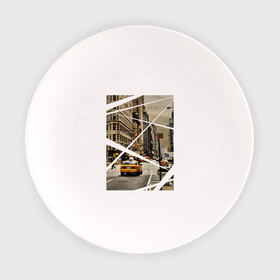 Тарелка с принтом Улицы NY в Санкт-Петербурге, фарфор | диаметр - 210 мм
диаметр для нанесения принта - 120 мм | Тематика изображения на принте: new york | urban style | город | города | нью йорк | улицы нью йорка | урбан