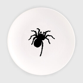 Тарелка с принтом Паук (spider) в Санкт-Петербурге, фарфор | диаметр - 210 мм
диаметр для нанесения принта - 120 мм | насекомые | паутина | паучок | черная вдова | черный паук