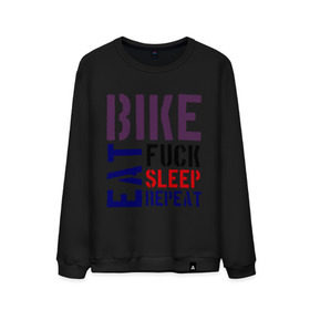 Мужской свитшот хлопок с принтом Bike eat sleep repeat в Санкт-Петербурге, 100% хлопок |  | Тематика изображения на принте: bicycle | bike | bike eat sleep repeat | eat | repeat | sleep | велик | велосипед | велосипедист