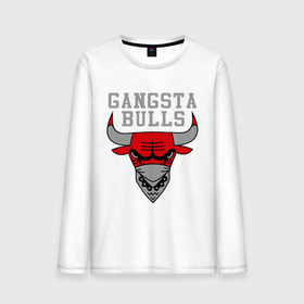 Мужской лонгслив хлопок с принтом Gangsta bulls в Санкт-Петербурге, 100% хлопок |  | bshirts | bulls | cihago bulls | gangsta bulls | swag | sweg | бык | красный бык | сваг | свег | чикаго булс