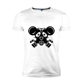 Мужская футболка премиум с принтом Dead Mouse в Санкт-Петербурге, 92% хлопок, 8% лайкра | приталенный силуэт, круглый вырез ворота, длина до линии бедра, короткий рукав | deadmau5 | deejay | dj | диджей