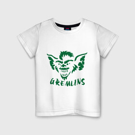 Детская футболка хлопок с принтом Гремлины (Gremlins) в Санкт-Петербурге, 100% хлопок | круглый вырез горловины, полуприлегающий силуэт, длина до линии бедер | gremlins | гремлин | мифические существа | мифы