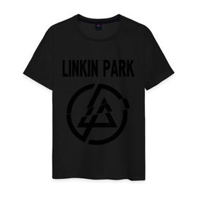 Мужская футболка хлопок с принтом Linkin Park в Санкт-Петербурге, 100% хлопок | прямой крой, круглый вырез горловины, длина до линии бедер, слегка спущенное плечо. | linkin park | rock | альтернативный метал | альтернативный рок | линкин парк | ню метал | рок | рэпкор | электроник рок