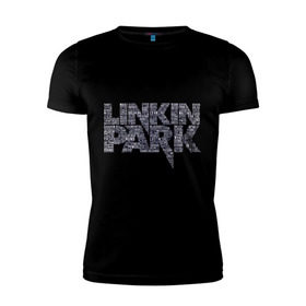 Мужская футболка премиум с принтом Linkin Park в Санкт-Петербурге, 92% хлопок, 8% лайкра | приталенный силуэт, круглый вырез ворота, длина до линии бедра, короткий рукав | Тематика изображения на принте: linkin park | rock | альтернативный метал | альтернативный рок | линкин парк | ню метал | рок | рэпкор | электроник рок