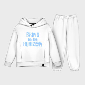 Детский костюм хлопок Oversize с принтом Bring me the horizon череп в Санкт-Петербурге,  |  | bmth | bring me the horizon | hardcore | kubana 2014 | rock | дэткор | музыка | рок | рок группы | череп | черепок