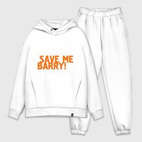 Мужской костюм хлопок OVERSIZE с принтом Save me, Barry в Санкт-Петербурге,  |  | Тематика изображения на принте: misfits