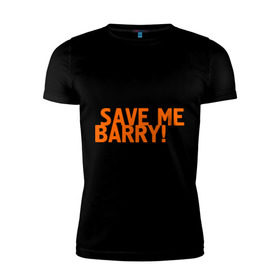 Мужская футболка премиум с принтом Save me, Barry! в Санкт-Петербурге, 92% хлопок, 8% лайкра | приталенный силуэт, круглый вырез ворота, длина до линии бедра, короткий рукав | misfits