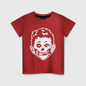 Детская футболка хлопок с принтом Misfits в Санкт-Петербурге, 100% хлопок | круглый вырез горловины, полуприлегающий силуэт, длина до линии бедер | 