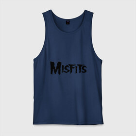 Мужская майка хлопок с принтом Misfits logo в Санкт-Петербурге, 100% хлопок |  | misfits