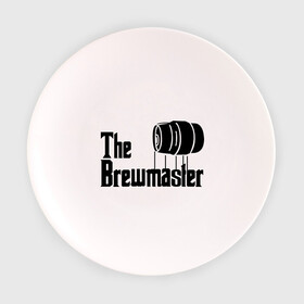 Тарелка с принтом The brewmaster (пивовар) в Санкт-Петербурге, фарфор | диаметр - 210 мм
диаметр для нанесения принта - 120 мм | Тематика изображения на принте: крестный отец | парордия | прикол