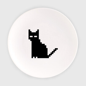 Тарелка с принтом Пиксельный котик в Санкт-Петербурге, фарфор | диаметр - 210 мм
диаметр для нанесения принта - 120 мм | 90 | cat | kitten | kitty | pixel | кот | котейка | котик | котики | пиксель