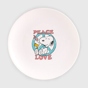 Тарелка с принтом Мир и любовь в Санкт-Петербурге, фарфор | диаметр - 210 мм
диаметр для нанесения принта - 120 мм | snoopy | мир и любовь | мультфильм | снупи | собака