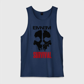 Мужская майка хлопок с принтом Eminem - Survival в Санкт-Петербурге, 100% хлопок |  | eminem   survival | gangsta | gansta | hip | hip hop | hop | media | rap | survival выживание | еп | рэп | рэпчина | хип | хип хоп | хоп | эминем