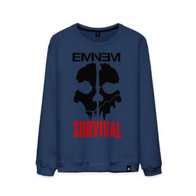 Мужской свитшот хлопок с принтом Eminem - Survival в Санкт-Петербурге, 100% хлопок |  | eminem   survival | gangsta | gansta | hip | hip hop | hop | media | rap | survival выживание | еп | рэп | рэпчина | хип | хип хоп | хоп | эминем