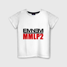 Детская футболка хлопок с принтом Eminem MMLP2 в Санкт-Петербурге, 100% хлопок | круглый вырез горловины, полуприлегающий силуэт, длина до линии бедер | eminem   survival | eminem mmlp2 | gangsta | gansta | hip | hip hop | hop | rap | survival выживание | еп | рэп | рэпчина | хип | хип хоп | хоп | эминем