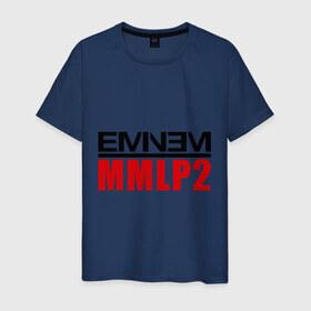 Мужская футболка хлопок с принтом Eminem MMLP2 в Санкт-Петербурге, 100% хлопок | прямой крой, круглый вырез горловины, длина до линии бедер, слегка спущенное плечо. | eminem   survival | eminem mmlp2 | gangsta | gansta | hip | hip hop | hop | rap | survival выживание | еп | рэп | рэпчина | хип | хип хоп | хоп | эминем