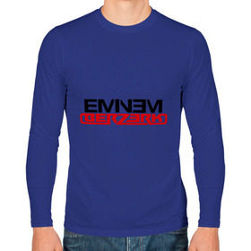 Мужской лонгслив хлопок с принтом Eminem - Berzerk в Санкт-Петербурге, 100% хлопок |  | Тематика изображения на принте: 