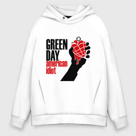 Мужское худи Oversize хлопок с принтом Green day American idiot (1) в Санкт-Петербурге, френч-терри — 70% хлопок, 30% полиэстер. Мягкий теплый начес внутри —100% хлопок | боковые карманы, эластичные манжеты и нижняя кромка, капюшон на магнитной кнопке | green day | green day граната | green day. american idiot | heavy metal | metal | rock | trash metal | альтернатива | граната | грин дэй | квартет | метал | рок | рок группа | рок группы | трэш метал | хеви метал