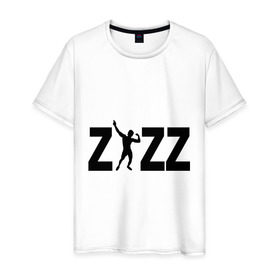 Мужская футболка хлопок с принтом Zyzz в Санкт-Петербурге, 100% хлопок | прямой крой, круглый вырез горловины, длина до линии бедер, слегка спущенное плечо. | Тематика изображения на принте: zyzz | силовой спорт | спорт