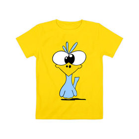 Детская футболка хлопок с принтом Цыпа в Санкт-Петербурге, 100% хлопок | круглый вырез горловины, полуприлегающий силуэт, длина до линии бедер | животные | прикольные картинки | цыпка
