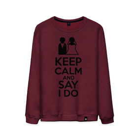 Мужской свитшот хлопок с принтом Keep calm and say i do в Санкт-Петербурге, 100% хлопок |  | 14 | 14 февраля | keep calm and say i do | любовь | молодожены