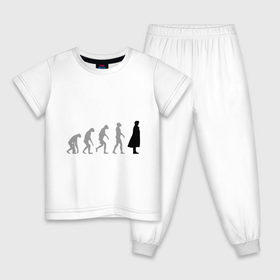 Детская пижама хлопок с принтом Sherlock evolution в Санкт-Петербурге, 100% хлопок |  брюки и футболка прямого кроя, без карманов, на брюках мягкая резинка на поясе и по низу штанин
 | sherlock evolution | кино | мультфильмы и тв 
 шерлок холмс | сыщик | холмс