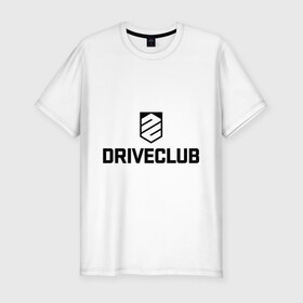 Мужская футболка премиум с принтом Drive club в Санкт-Петербурге, 92% хлопок, 8% лайкра | приталенный силуэт, круглый вырез ворота, длина до линии бедра, короткий рукав | drive club | гонки