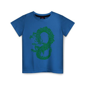 Детская футболка хлопок с принтом Древний китайский дракон в Санкт-Петербурге, 100% хлопок | круглый вырез горловины, полуприлегающий силуэт, длина до линии бедер | дракон | древний китайский дракон | монстры | привидения и дьяволы | прикольные картинки